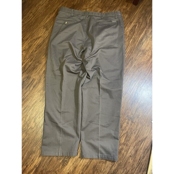 Timber Creek By Wrangler Men’s Pants Brown 40X32 Flat Front - Picture 6 of 7